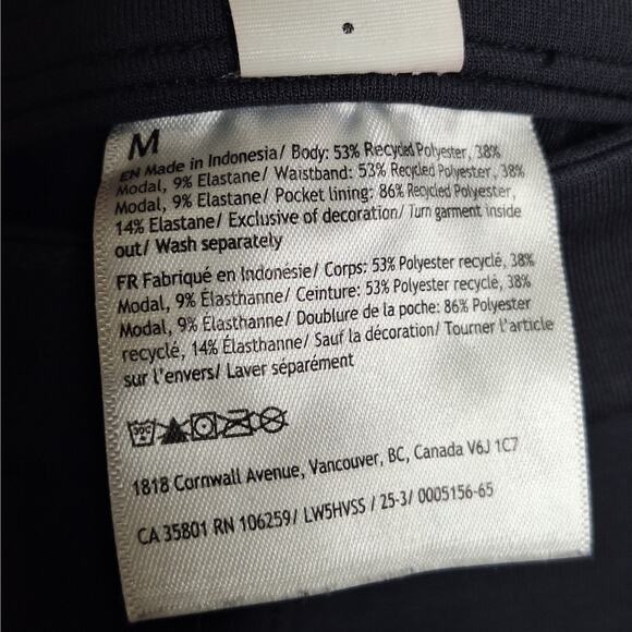 Lululemon Softstreme Classic Fit High-Rise Joggers Pants Women Medium Black Gray - Picture 8 of 12